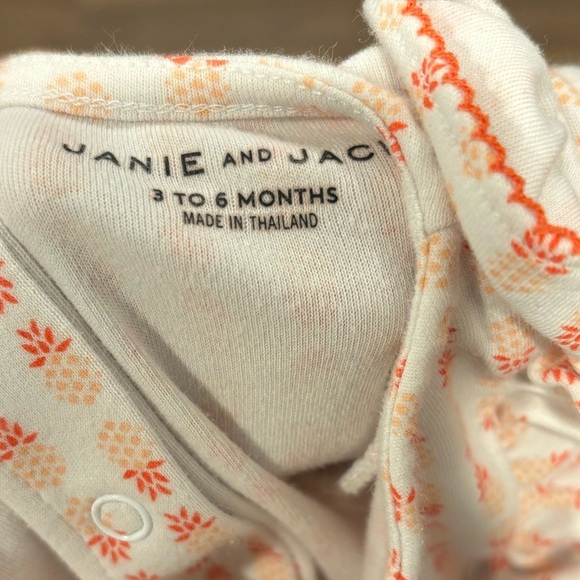 Janie and Jack Ruffle Pineapple Romper - Picture 3 of 3